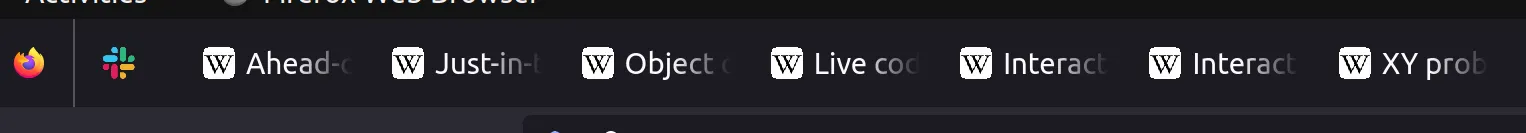 Some tabs I had open at the time of writing this article